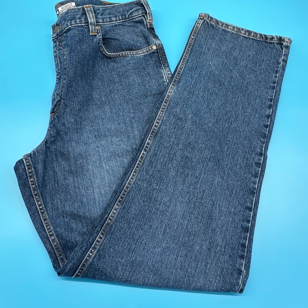 Carhartt Relaxed Fit 5-Pocket Heavyweight Denim Jeans Men's 38x36 BD5119-M - Picture 5 of 10